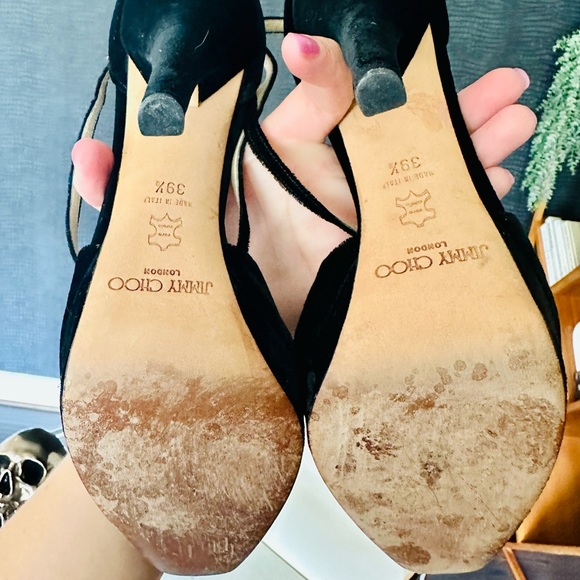 Jimmy Choo Velvet Heels - Picture 5 of 5